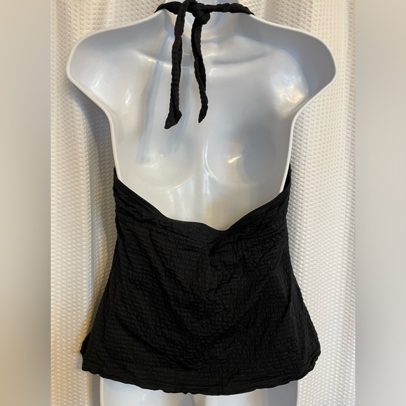 Croft & Barrow black tankini size 12 - Picture 2 of 3
